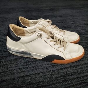 Dolce Vita Size 10 Zina Retro Color Block Low Top Lace Up Gum Sole Sneaker